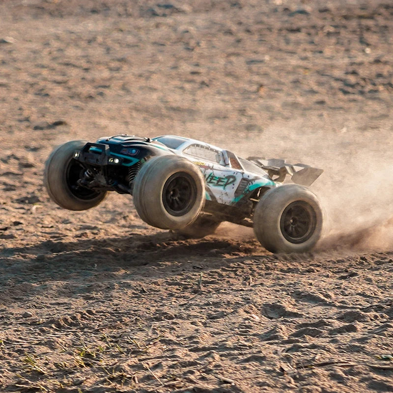 High-Speed 4WD RC Drift Truck with LED Lights