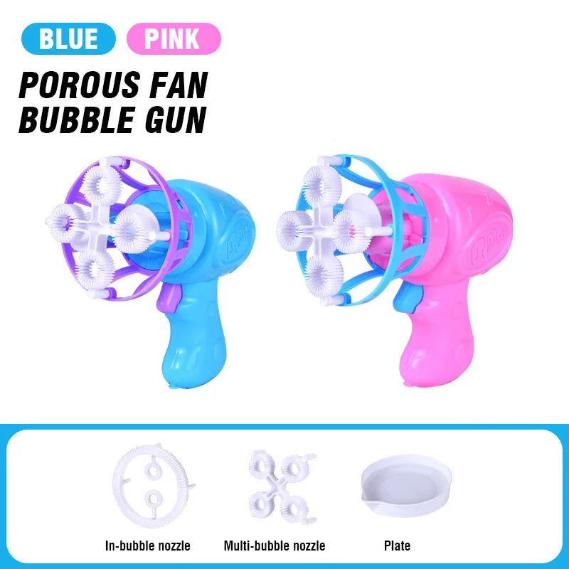 Soap Bubbles Bubble Gun Blowing Machine For Kids Play