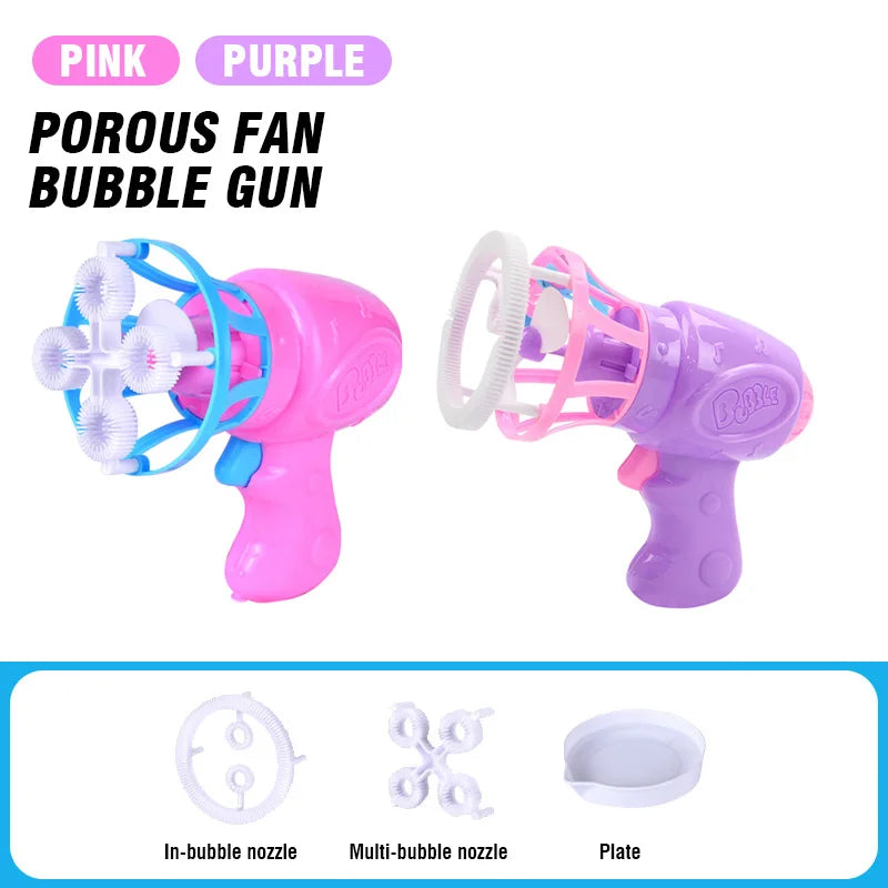 Soap Bubbles Bubble Gun Blowing Machine For Kids Play